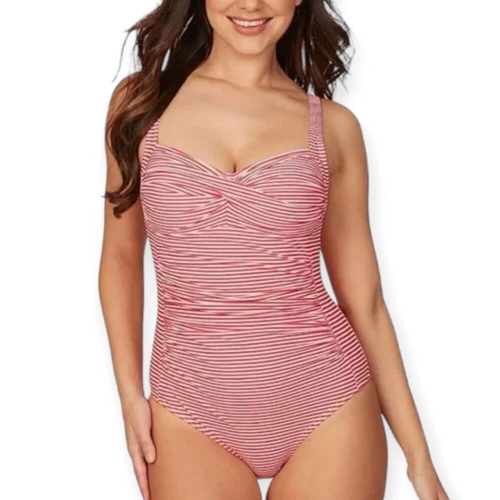 Nip Tuck Joanne Twist Front Tummy Control One Pie… - image 1